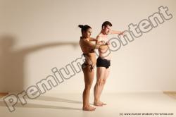 Underwear Woman - Man Athletic Dancing Dynamic poses Academic